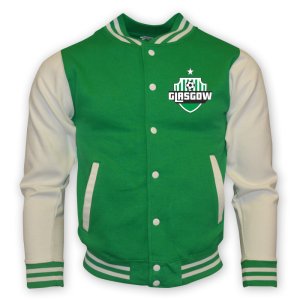 Celtic College Baseball Jacket (green) [BASEBALLGREEN] - Uksoccershop