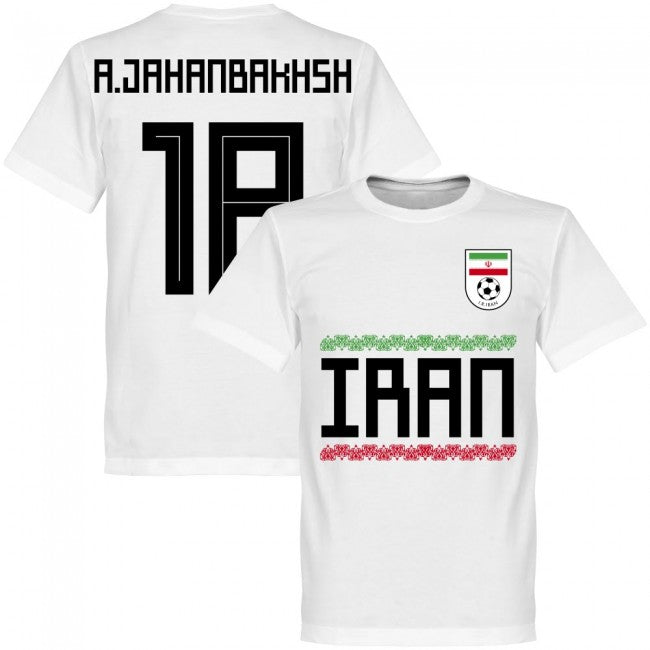 Iran A. Jahanbakhsh 18 Team T-Shirt - White