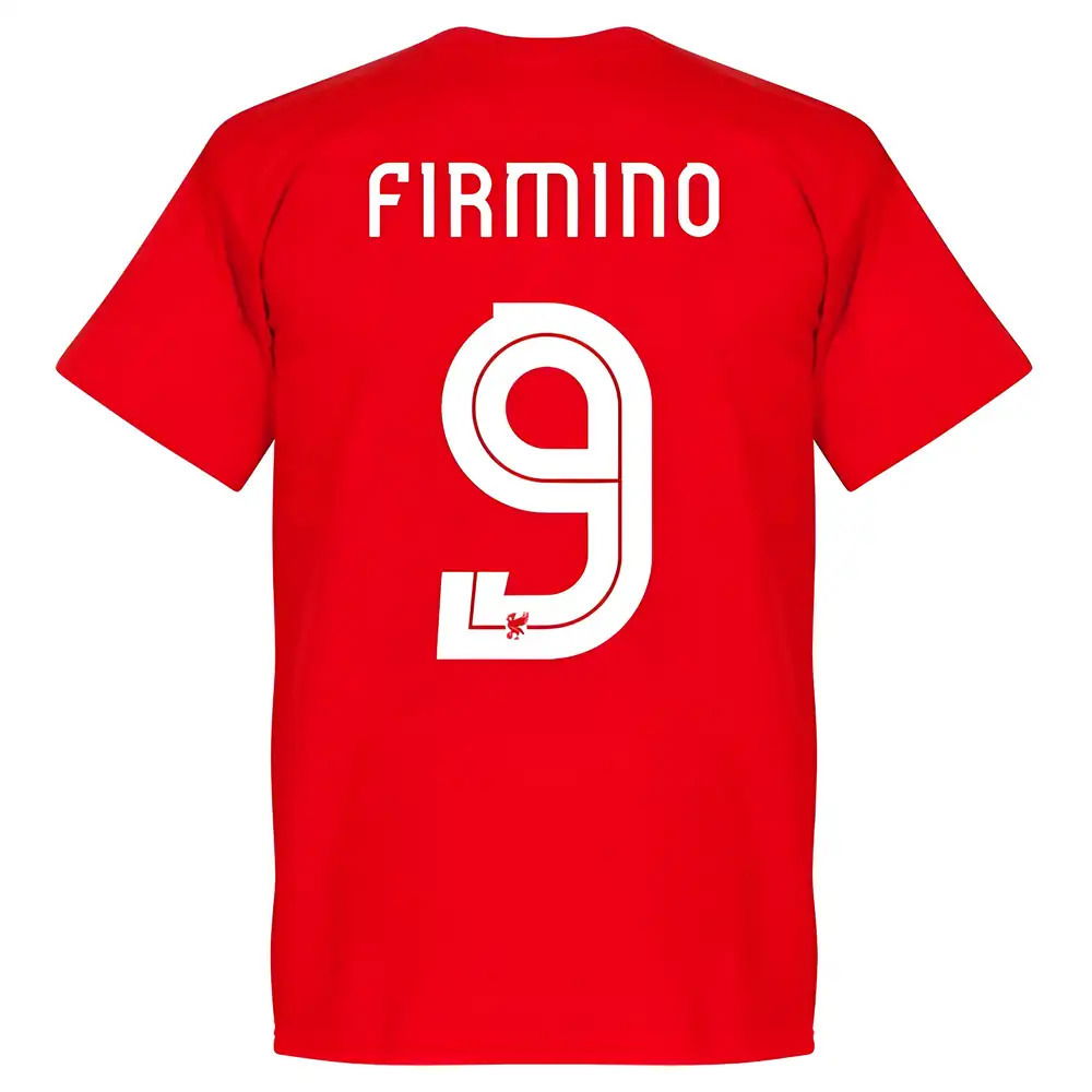Liverpool Firmino 9 Team T-Shirt - Red
