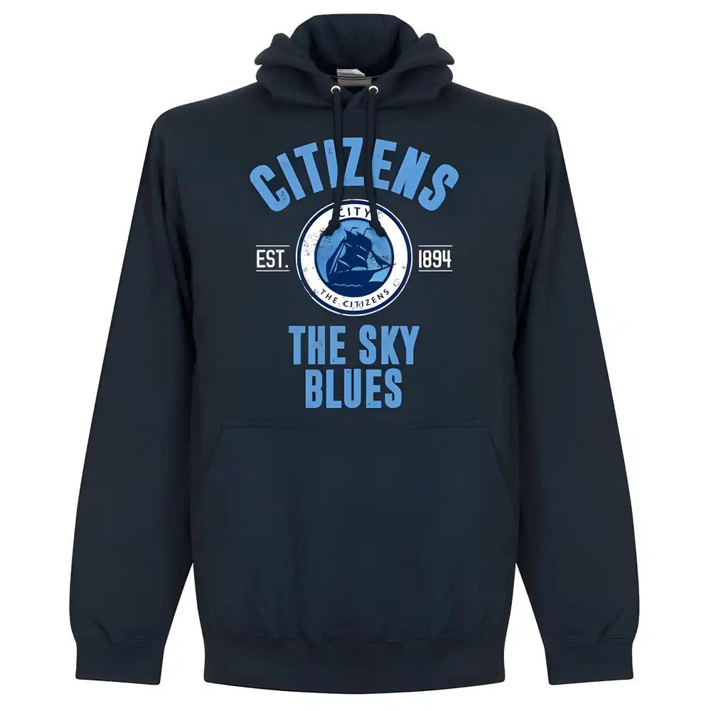 Man City Established Hoodie -Navy