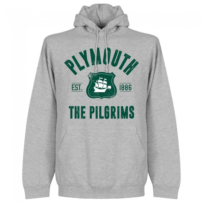Plymouth Established Hoodie - Grey
