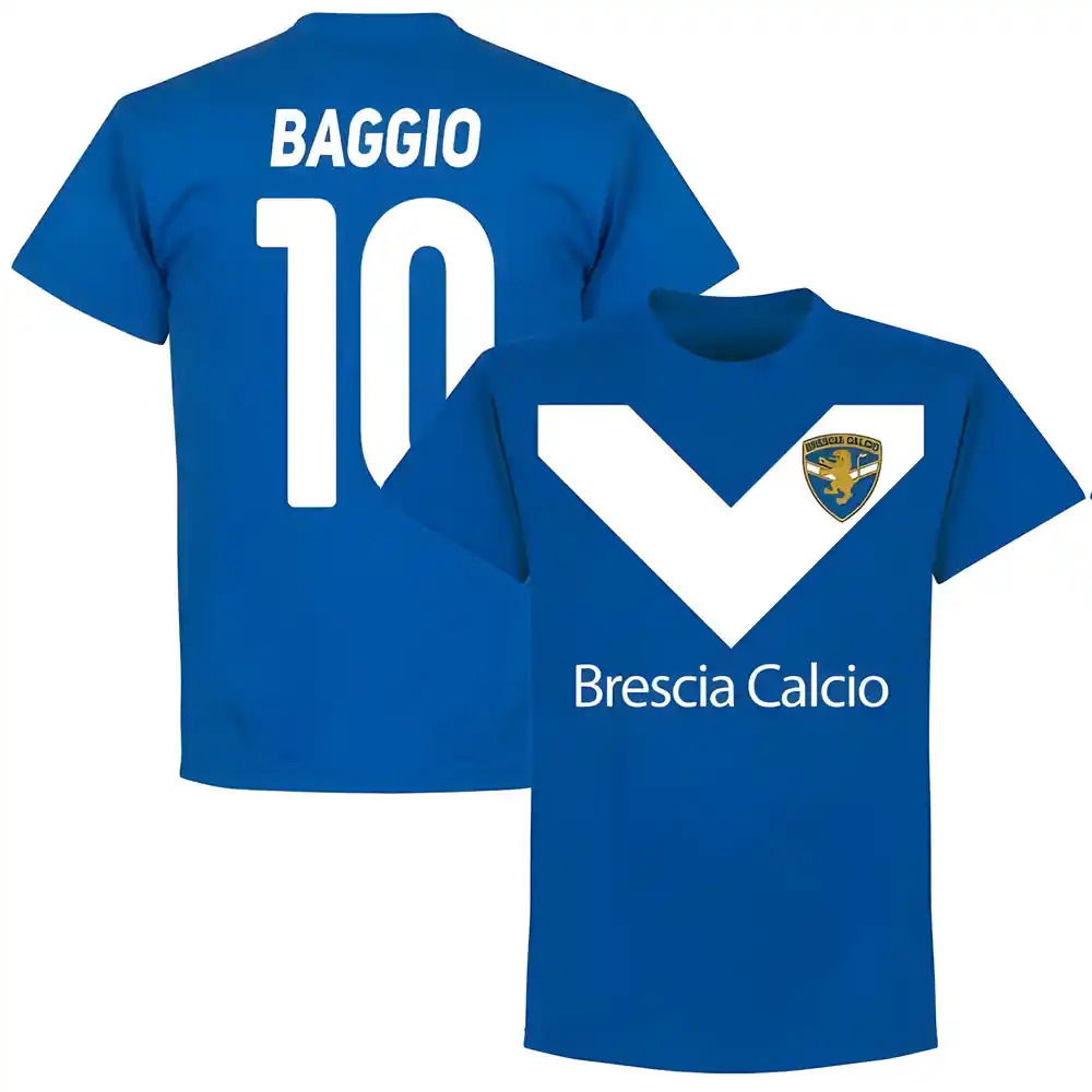 Brescia Roberto Baggio Team T-Shirt - Royal