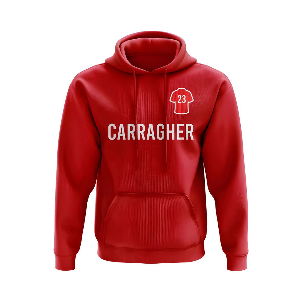 Jamie Carragher Liverpool Number Hoody (Red)