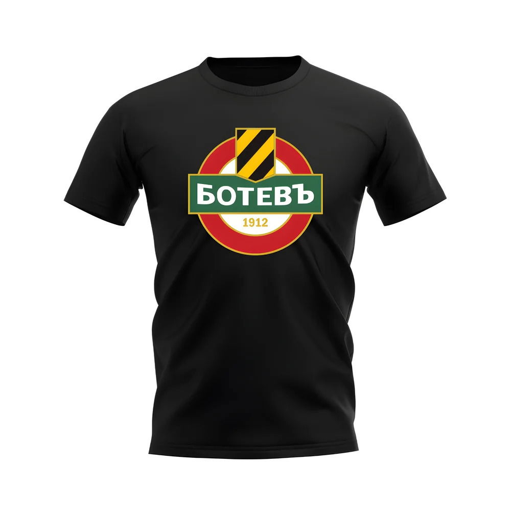Botev Plovdid Badge T-Shirt (Black)