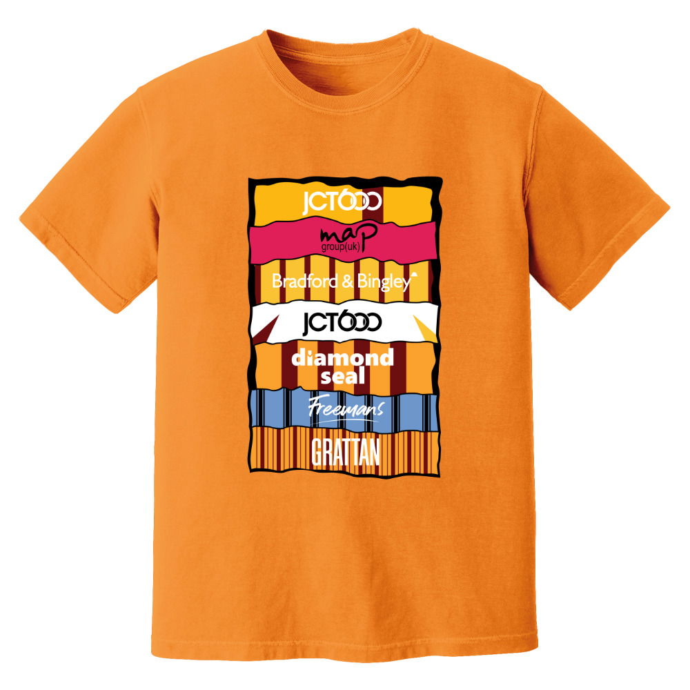 Bradford Sponsor History T-Shirt (Orange)