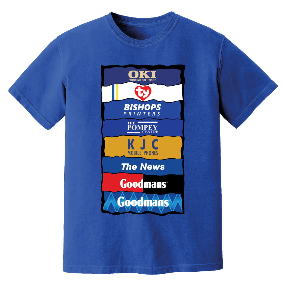 Portsmouth Sponsor History T-Shirt (Blue)