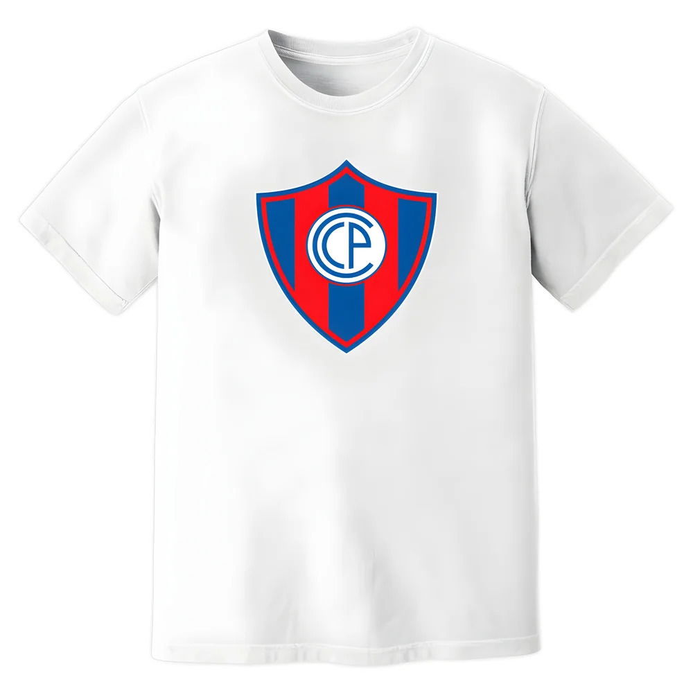 Cerro Porteno Badge T-Shirt (White)