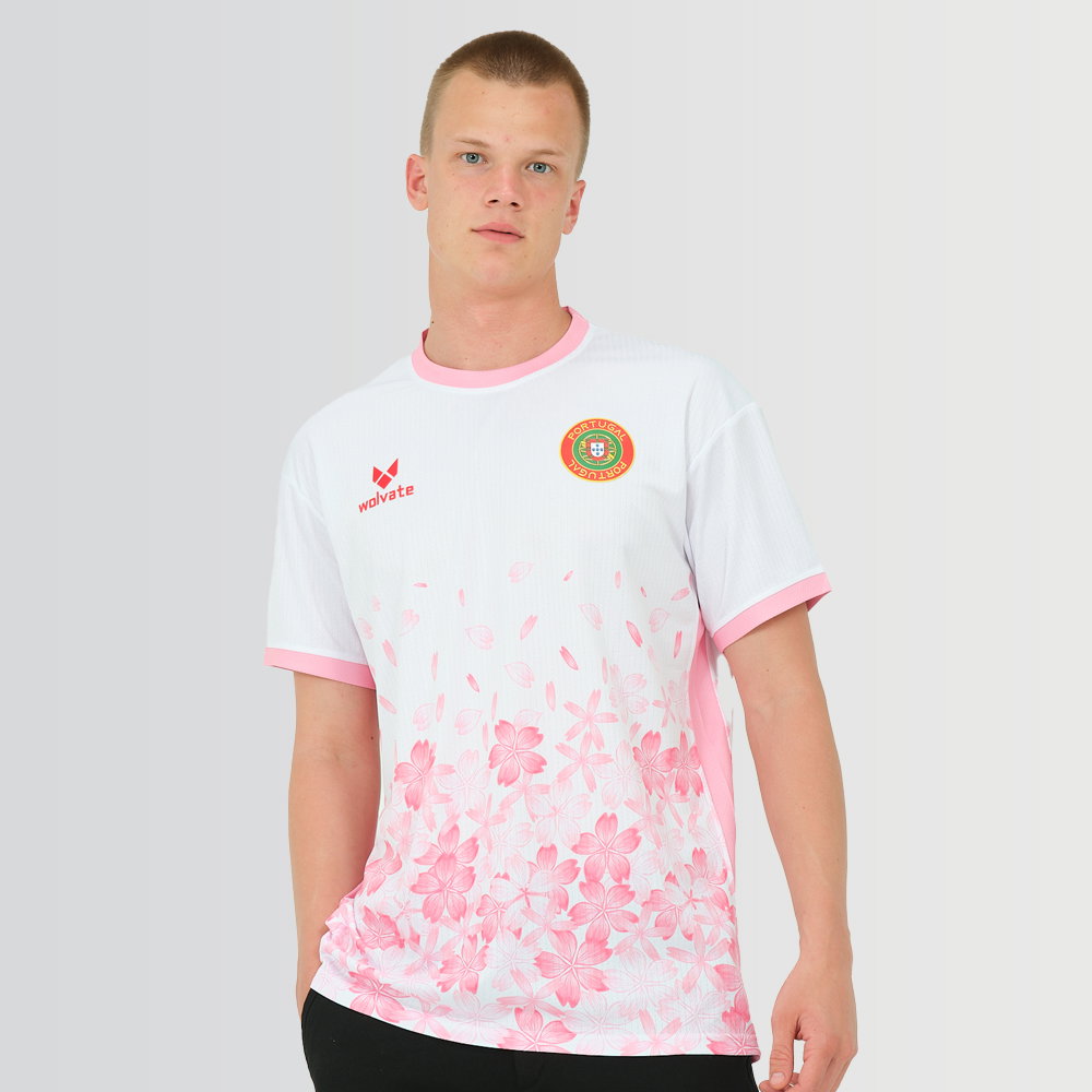 Portugal Legacy Football Jersey (Wolvate) Kids Short Sleeve