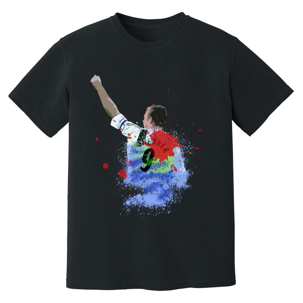 Alan Shearer Newcastle Art T-Shirt (Black)