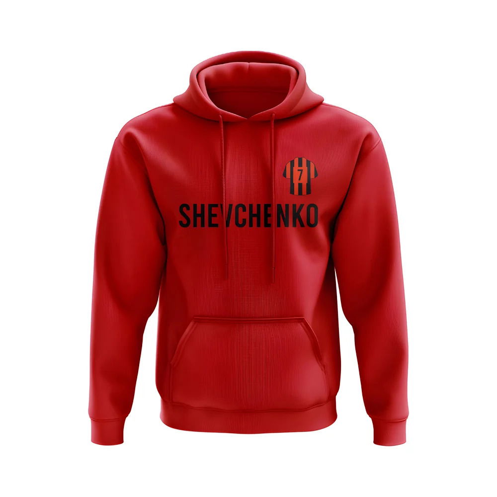 Andriy Shevchenko AC Milan Number Hoody (Red)