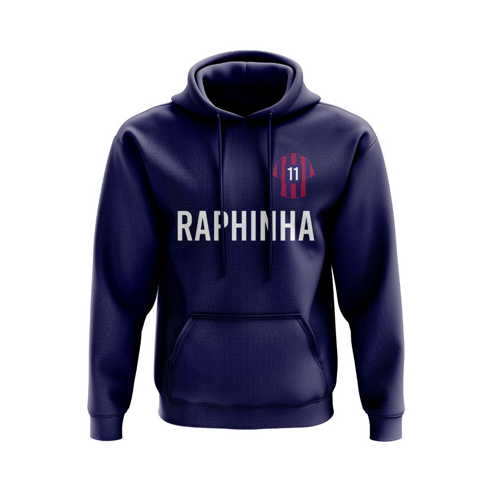 Raphinha Barcelona Number Hoody (Navy)