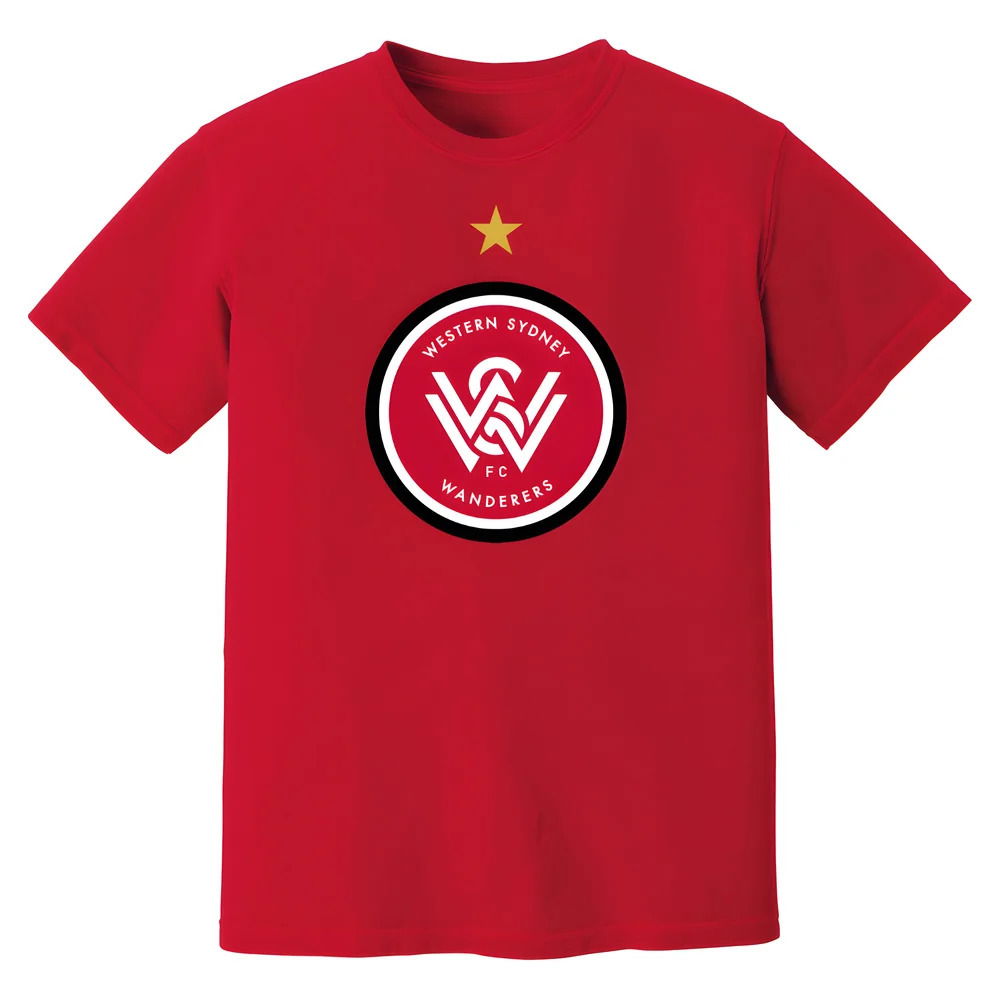 Western Sydney Wanderers Badge T-Shirt (Red)