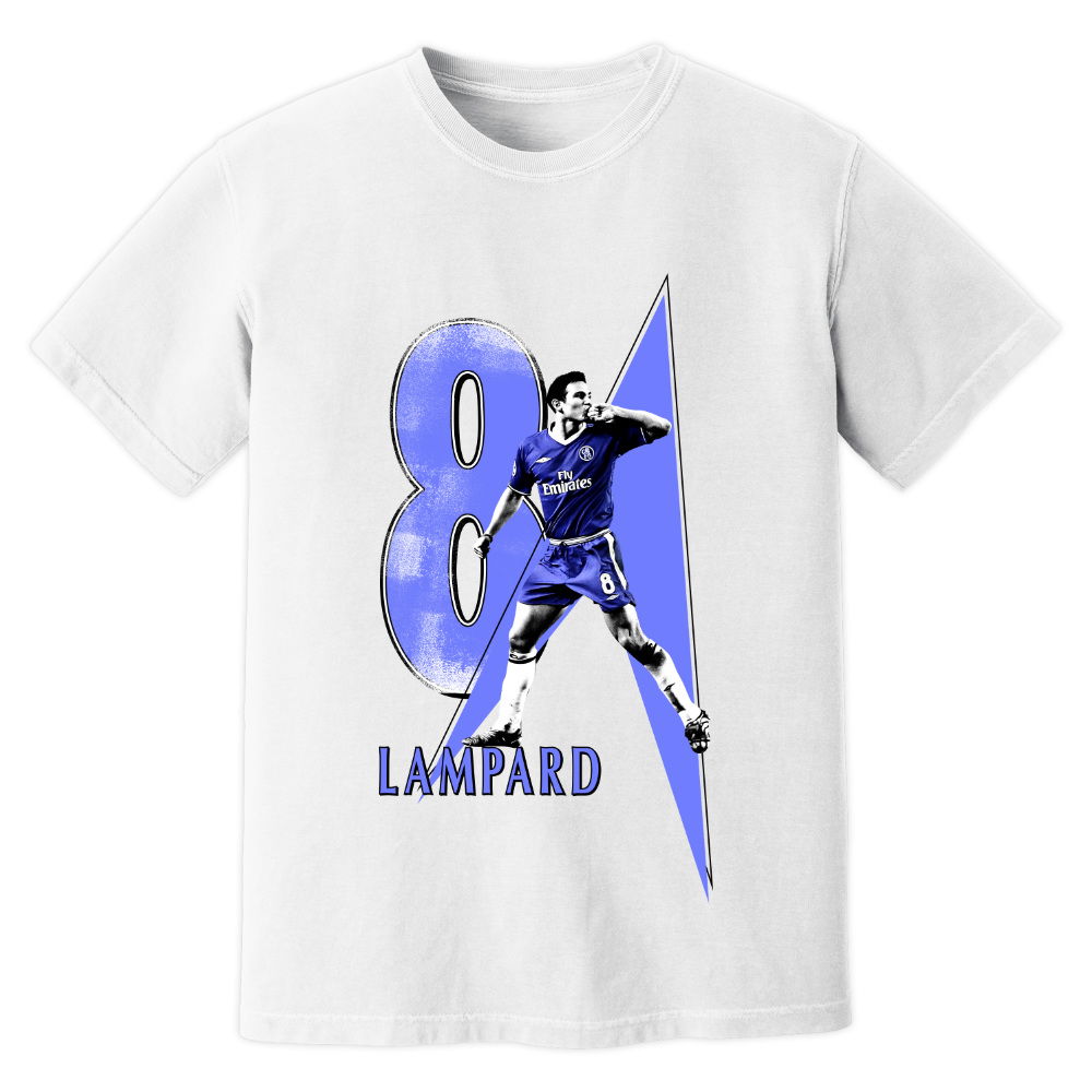 Frank Lampard Chelsea Premier League Legend T-Shirt (White)