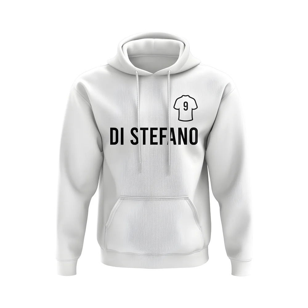 Alfredo Di Stefano Real Madrid Number Hoody (White)