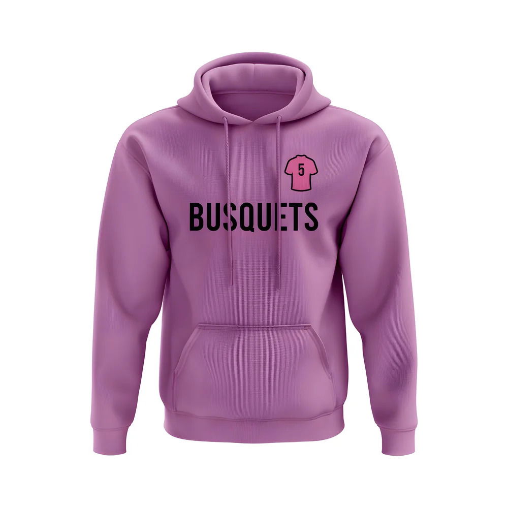 Sergio Busquets Inter Miami Number Hoody (Pink)