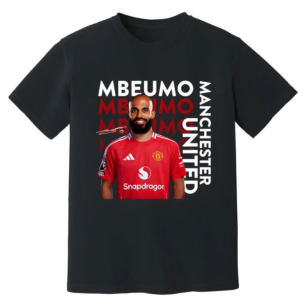Bryan Mbeumo Man United New Signing T-Shirt (Black)