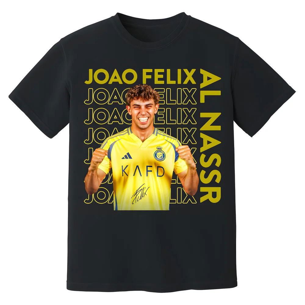 Joao Felix Al-Nassr New Signing T-Shirt (Black)