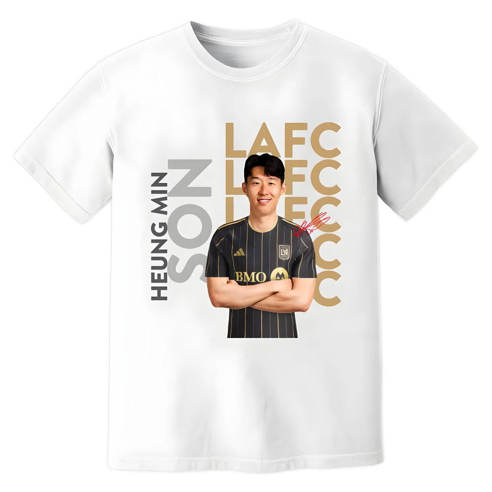 Heung Min Son LAFC New Signing T-Shirt (White)