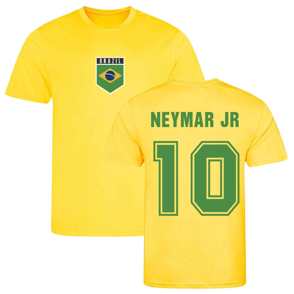 Neymar Jr Brazil Training Jersey (Yellow)
