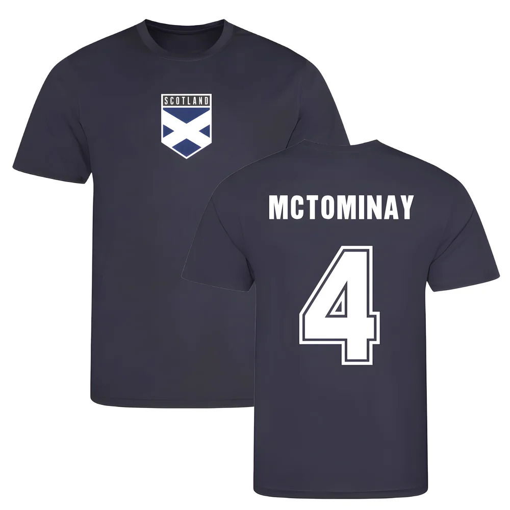 McTominay Scotland Training Jersey (Navy)