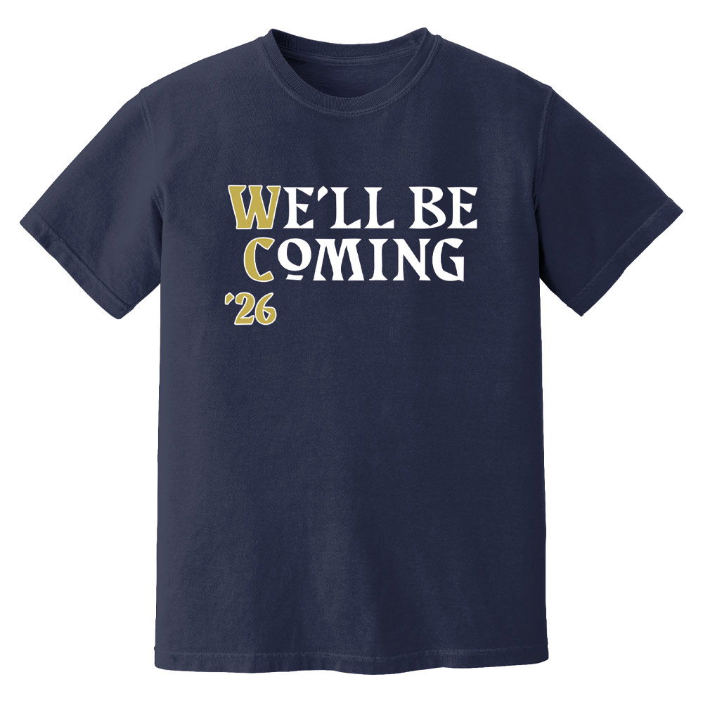 We\'ll Be Coming World Cup Scotland T-Shirt (Navy)