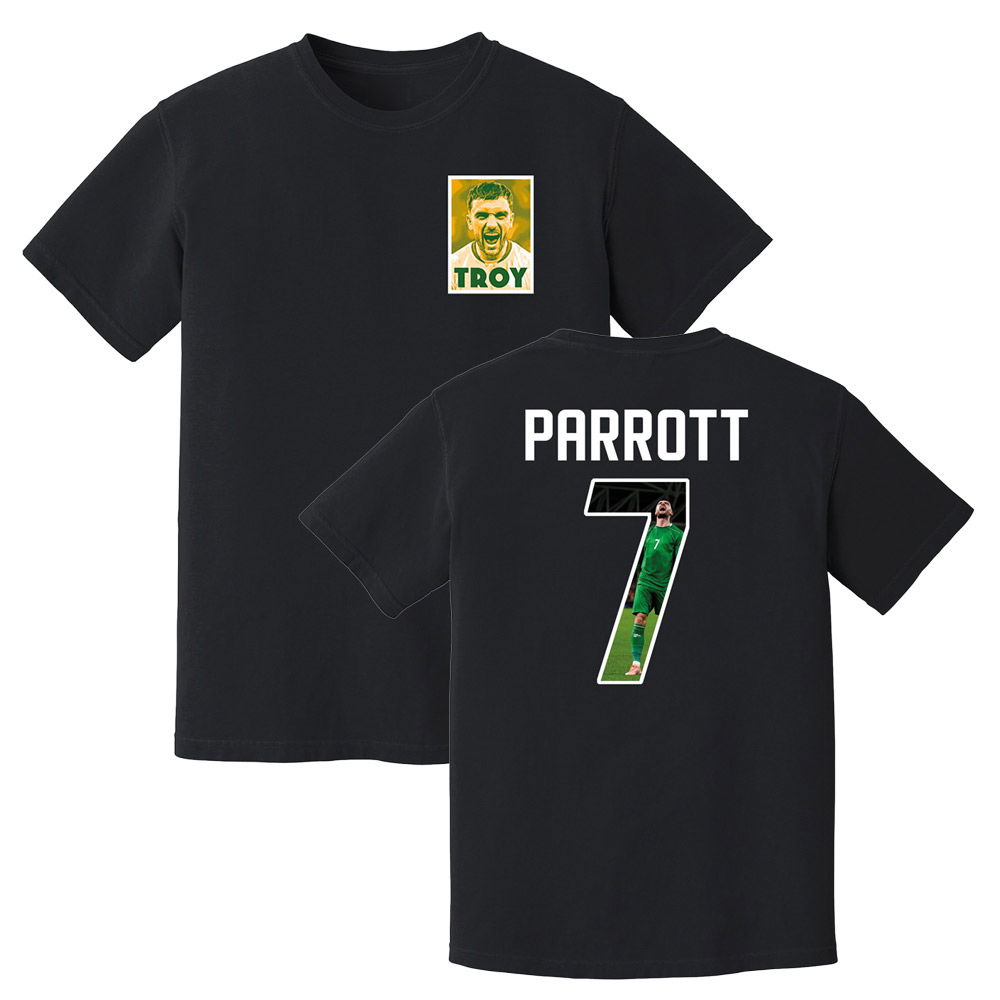 Troy Parrott Number 7 T-Shirt (Black)