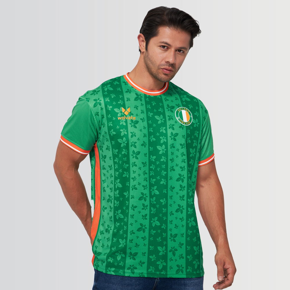 Ireland Legacy Football Jersey Green (Wolvate) Adult Short Sleeve