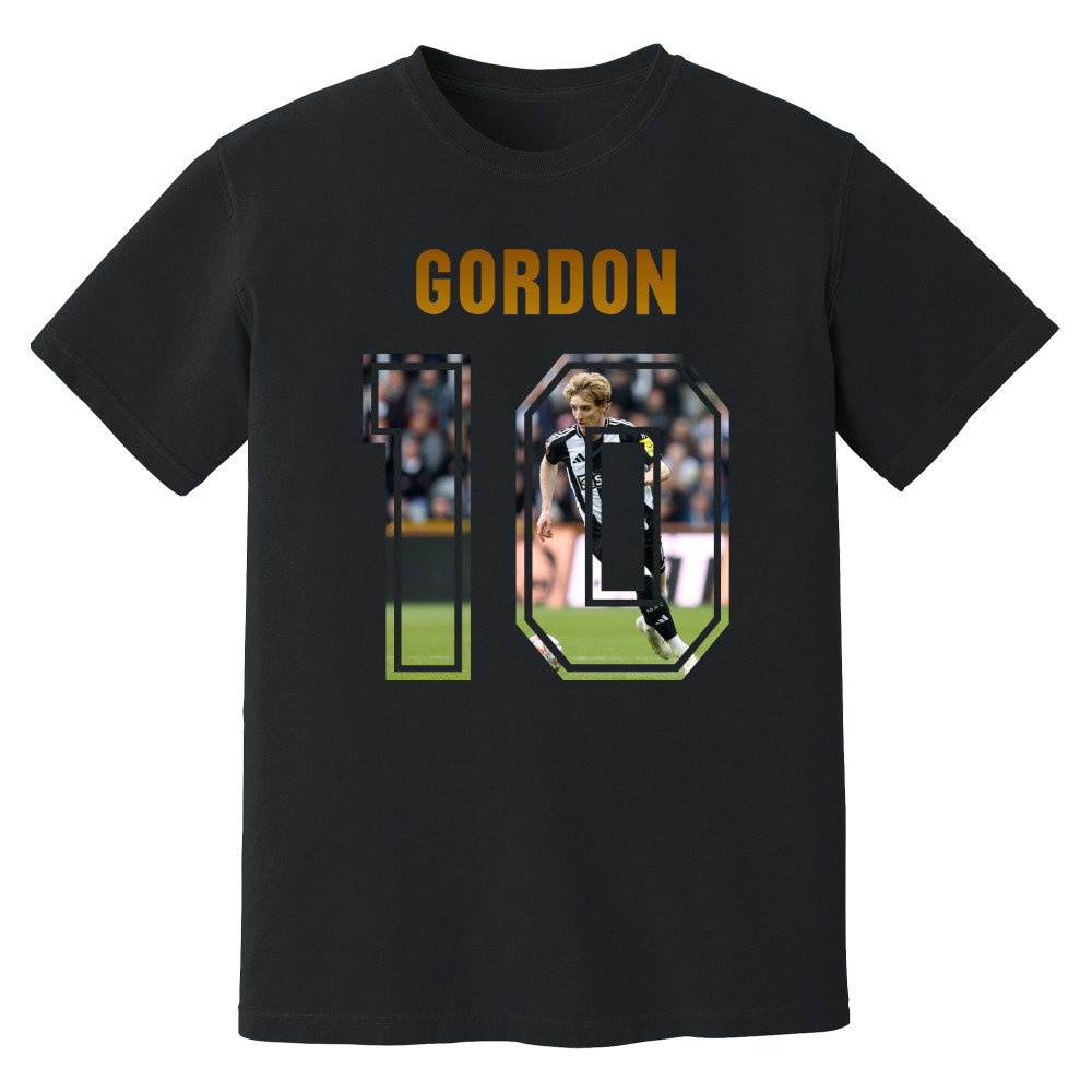 Anthony Gordon Newcastle United Name And Number T-Shirt (Black)