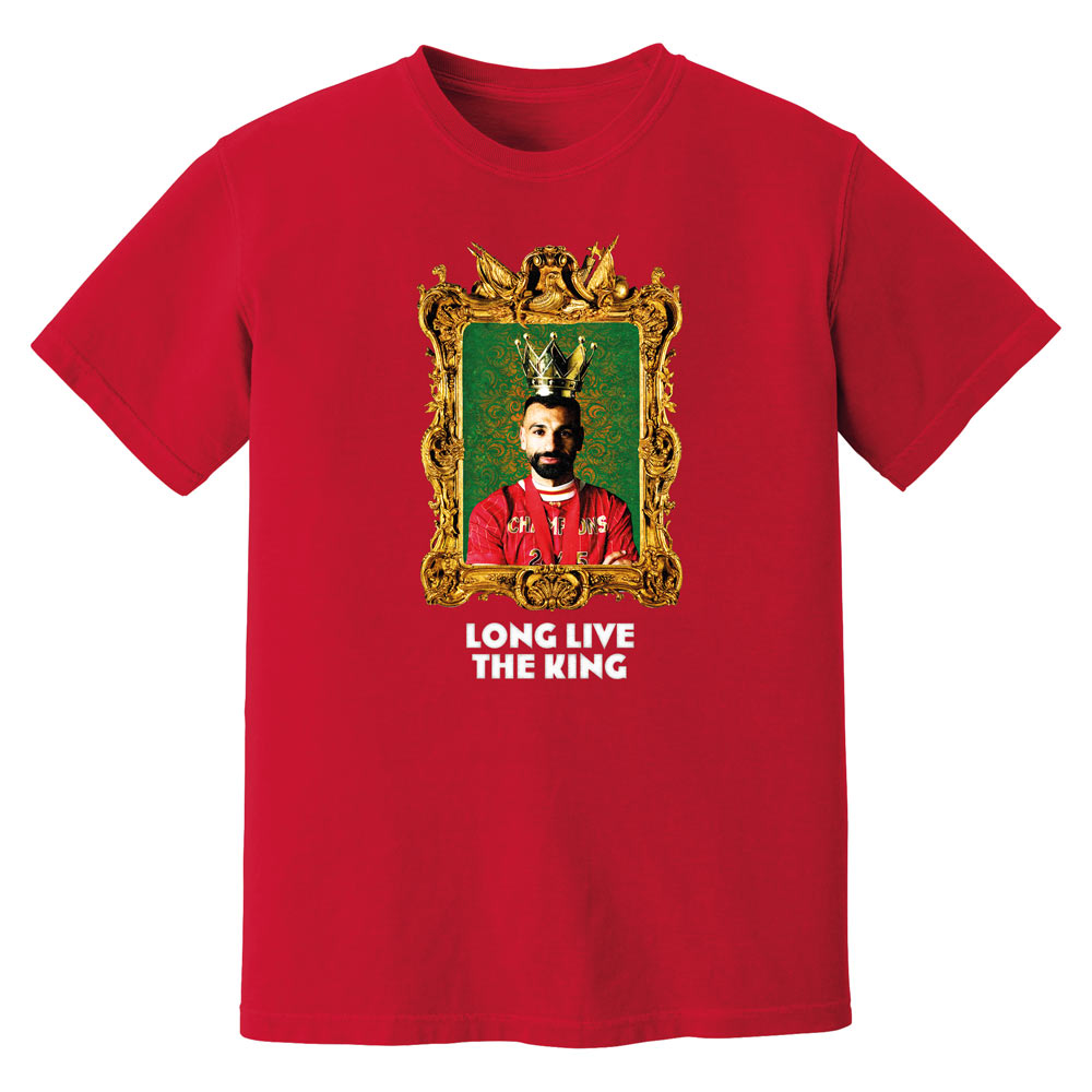 Mo Salah Long Live The King Liverpool T-Shirt (Red)