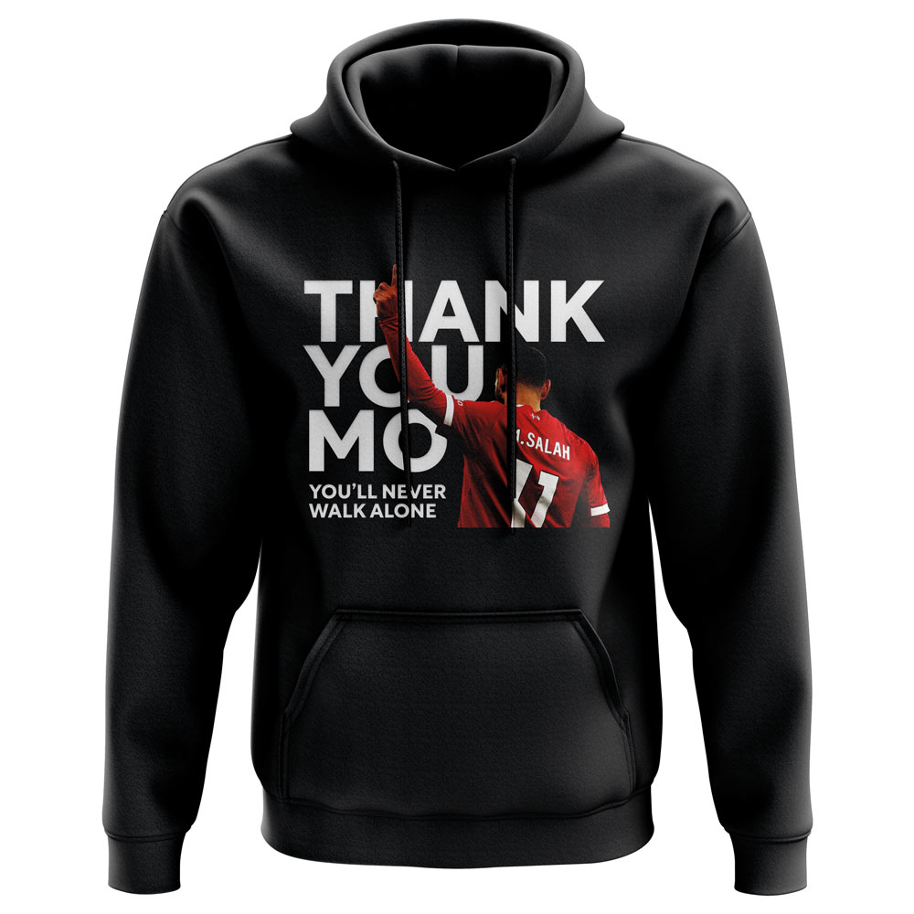 Mohamed Salah Liverpool Thank You Mo Hoody (Black)