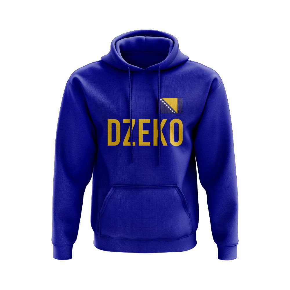 Edin Dzeko Bosnia Name Hoody (Blue)