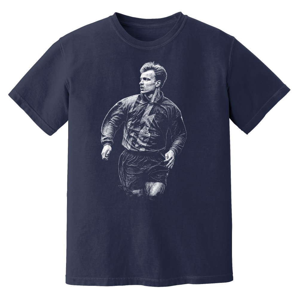 Bergkamp Arsenal 1995-1996 Phantom Graphic Tee - Navy