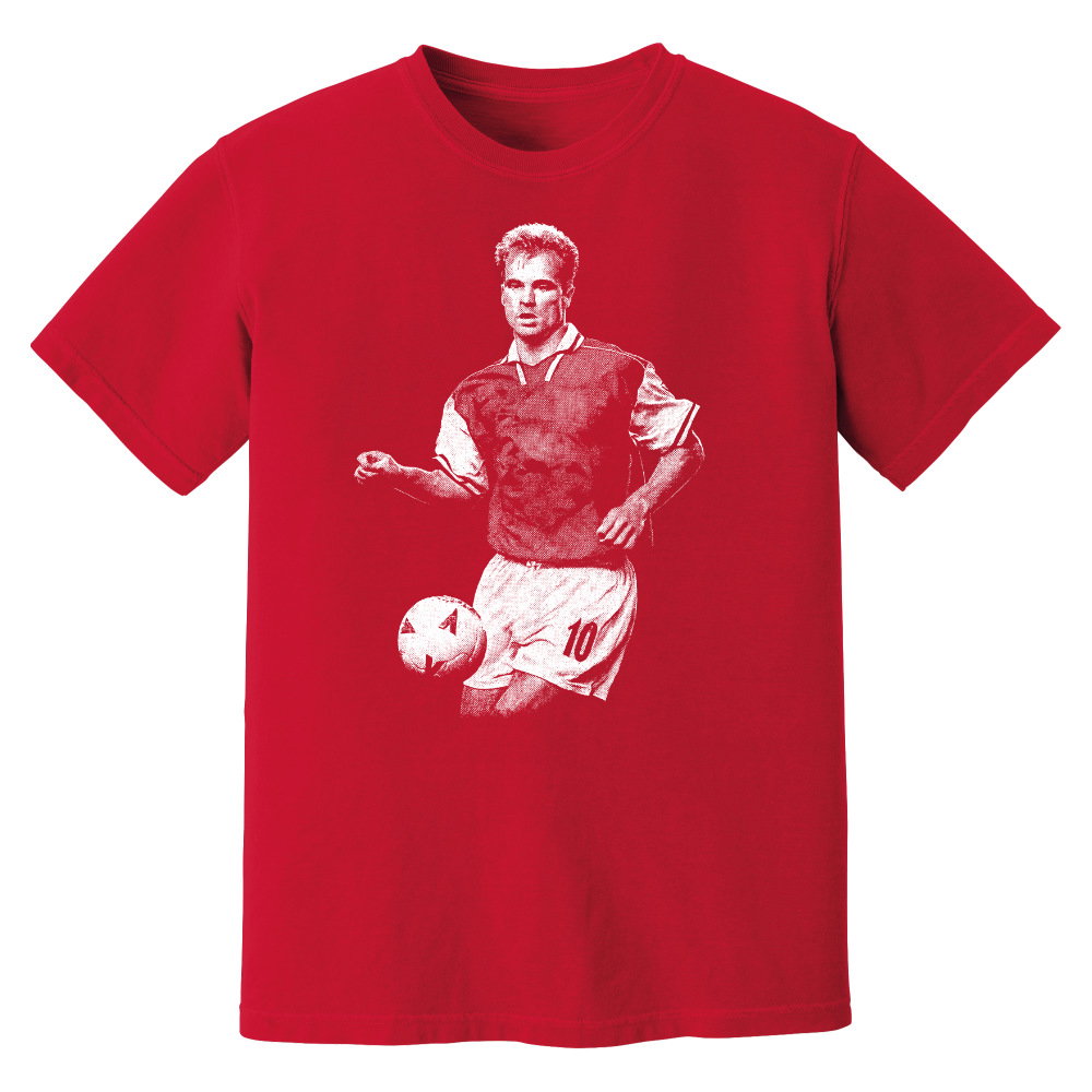 Bergkamp Arsenal Phantom Graphic Tee - Red
