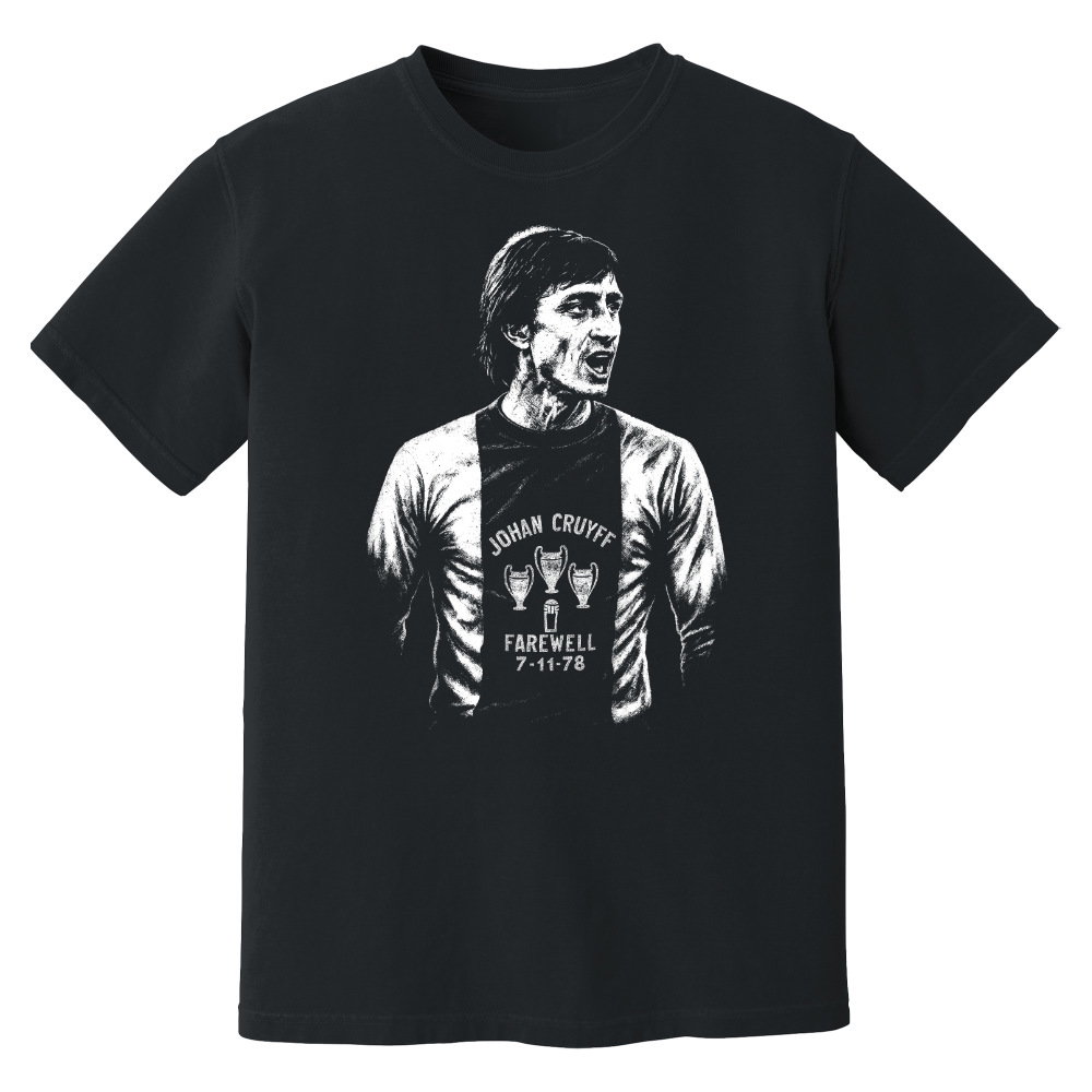 Cruyff Ajax Farewell Phantom Graphic Tee - Black