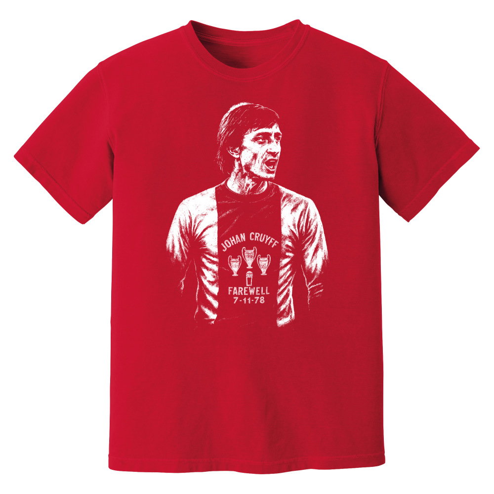 Cruyff Ajax Farewell Phantom Graphic Tee - Red