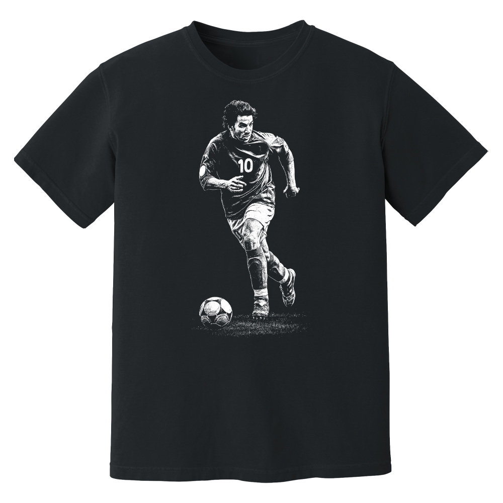 Del Piero Italy Phantom Graphic Tee - Black Alt