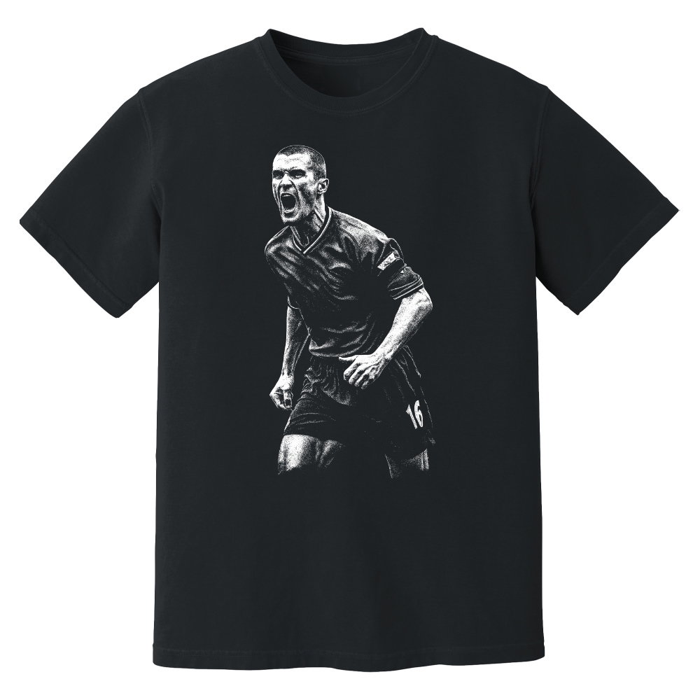 Roy Keane Manchester United Phantom Graphic Tee - Black ALT