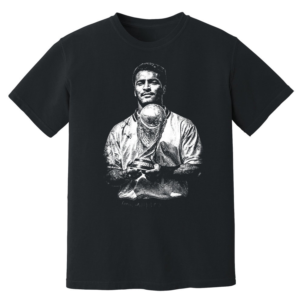 Romario Brazil World Cup Phantom Graphic Tee - Black
