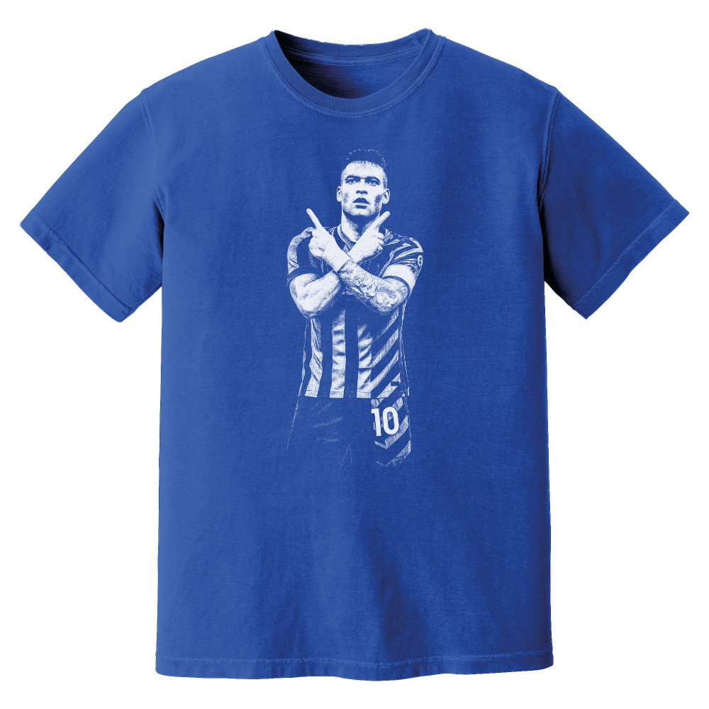 Lautaro Inter Milan Phantom Graphic Tee - Blue