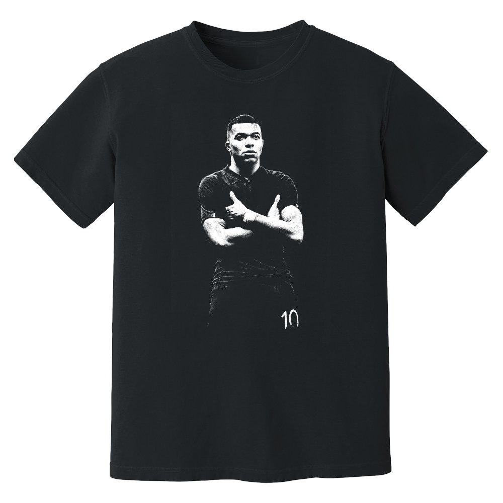 Mbappe France Phantom Graphic Tee - Black Alt