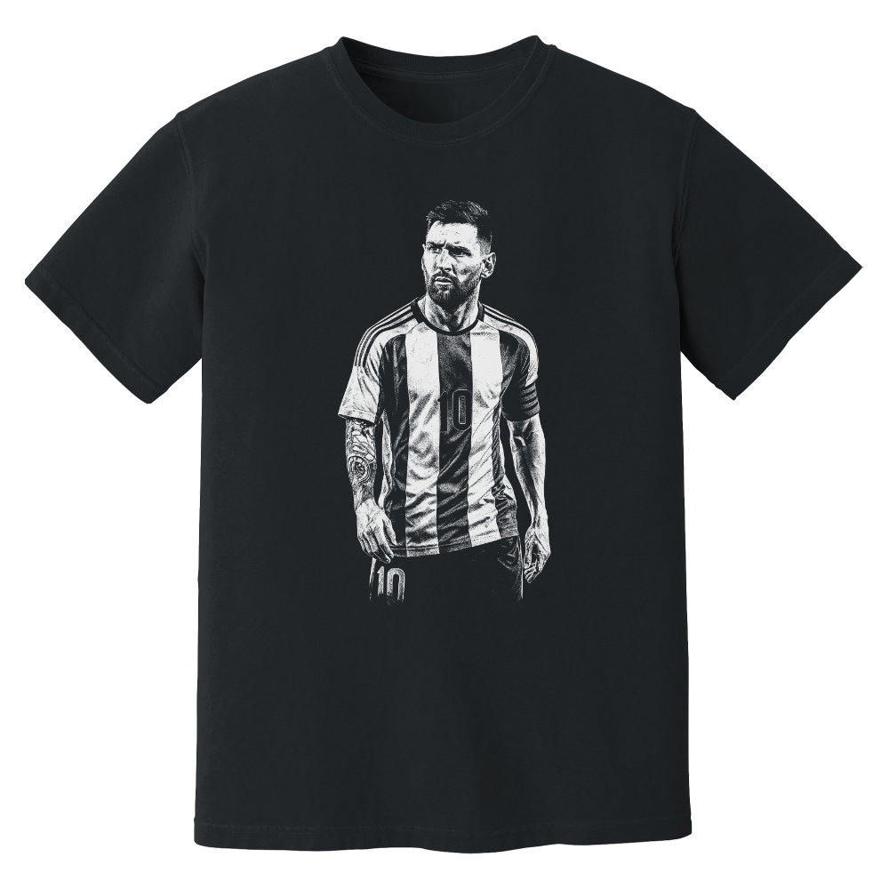 Messi Argentina Phantom Graphic Tee - Black