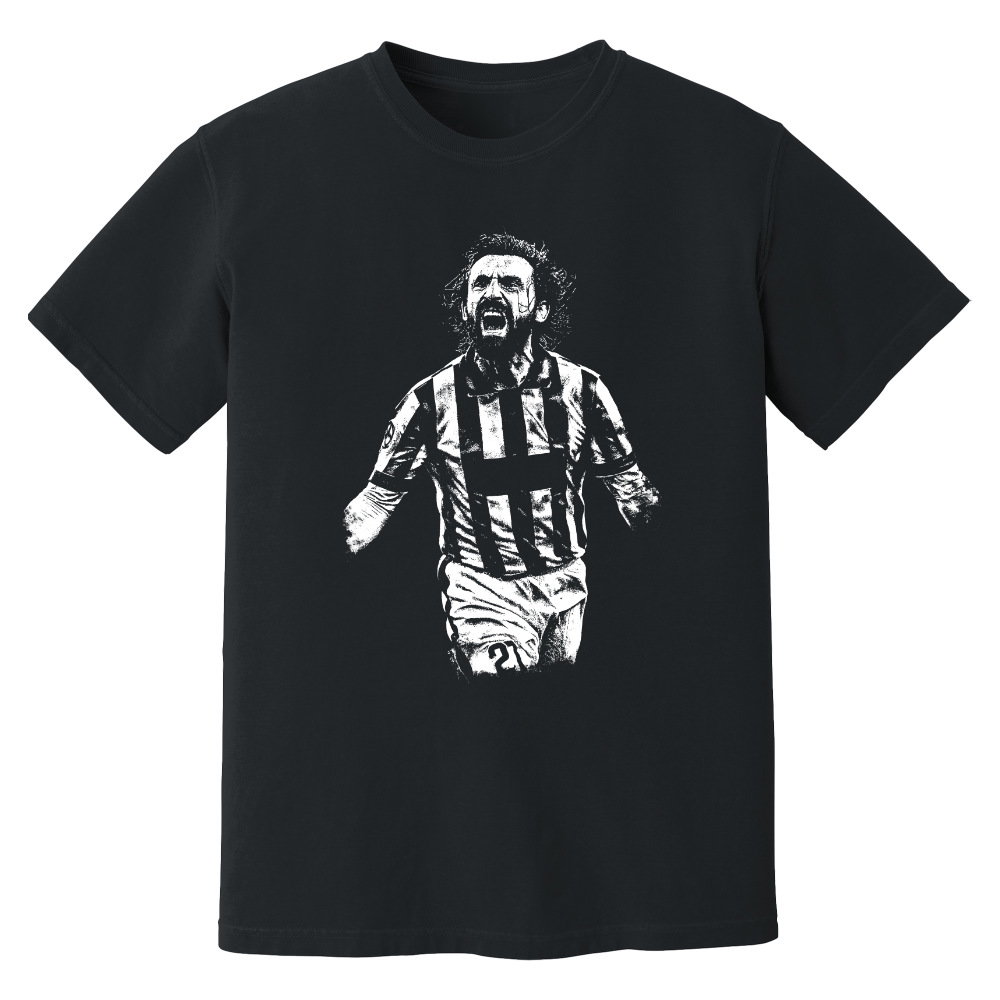 Pirlo Juventus Phantom Graphic Tee - Black