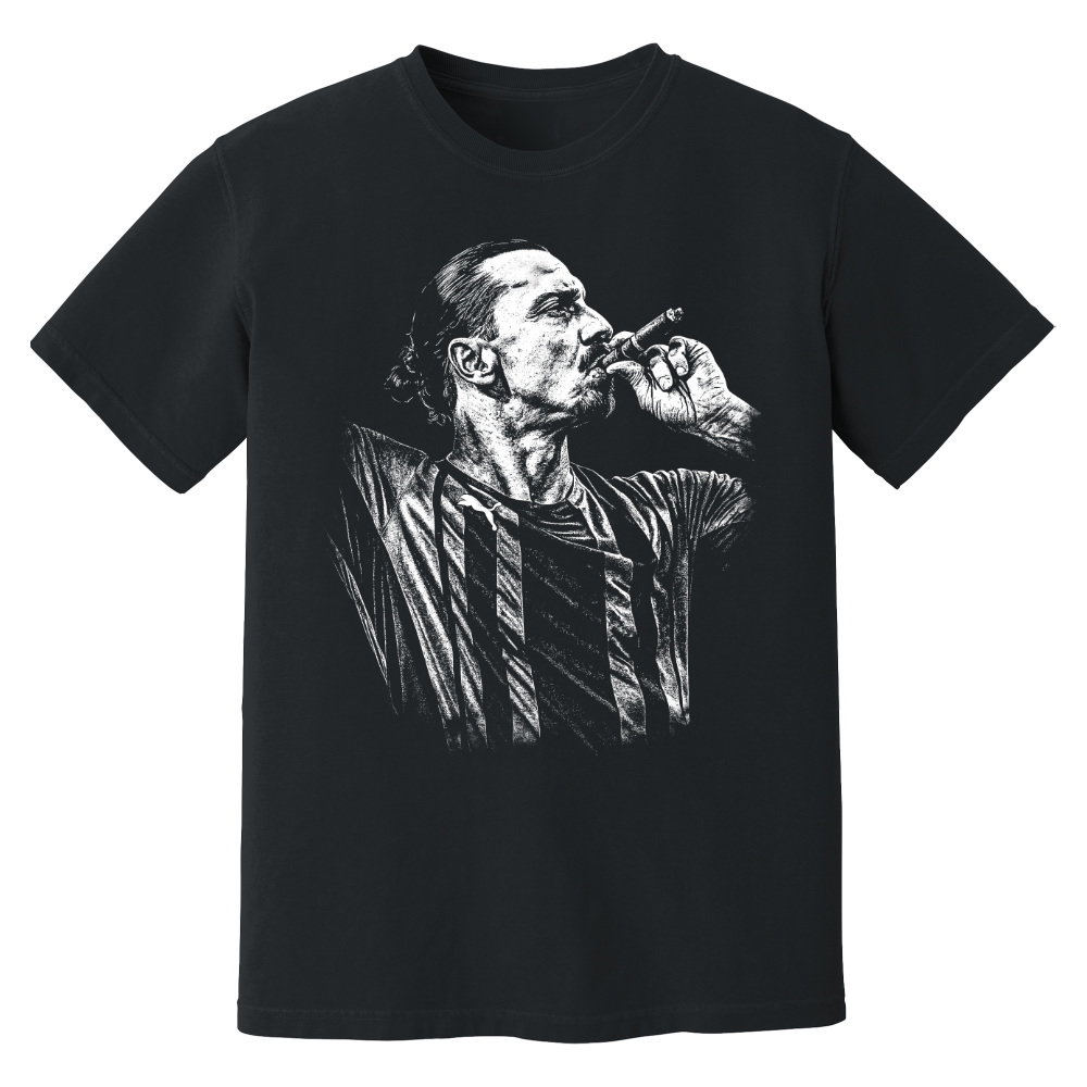 Zlatan AC Milan Cigar Phantom Graphic Tee - Black