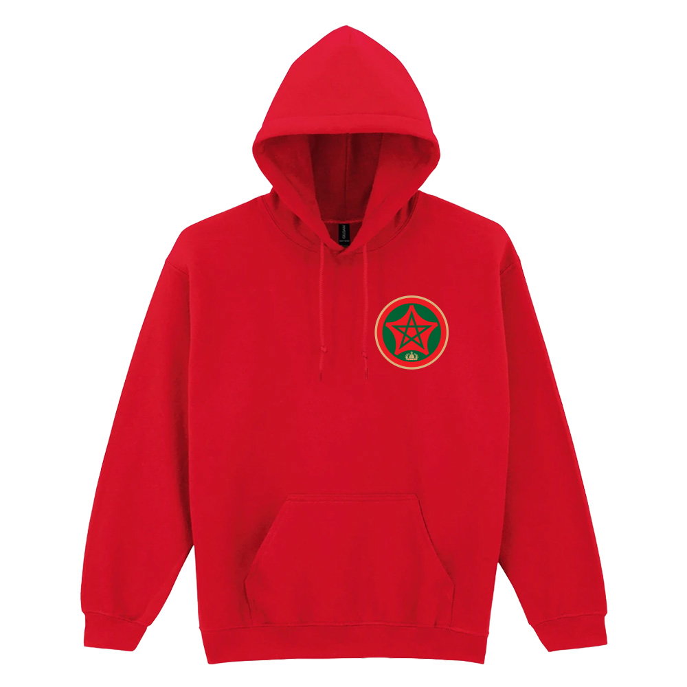 Morocco Logo Hoody (Red)