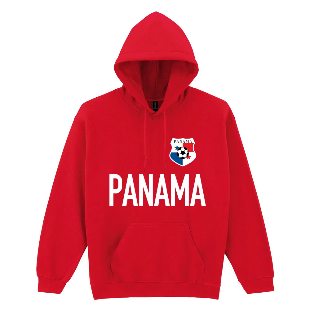 Panama National Team Text Hoodie (Red)
