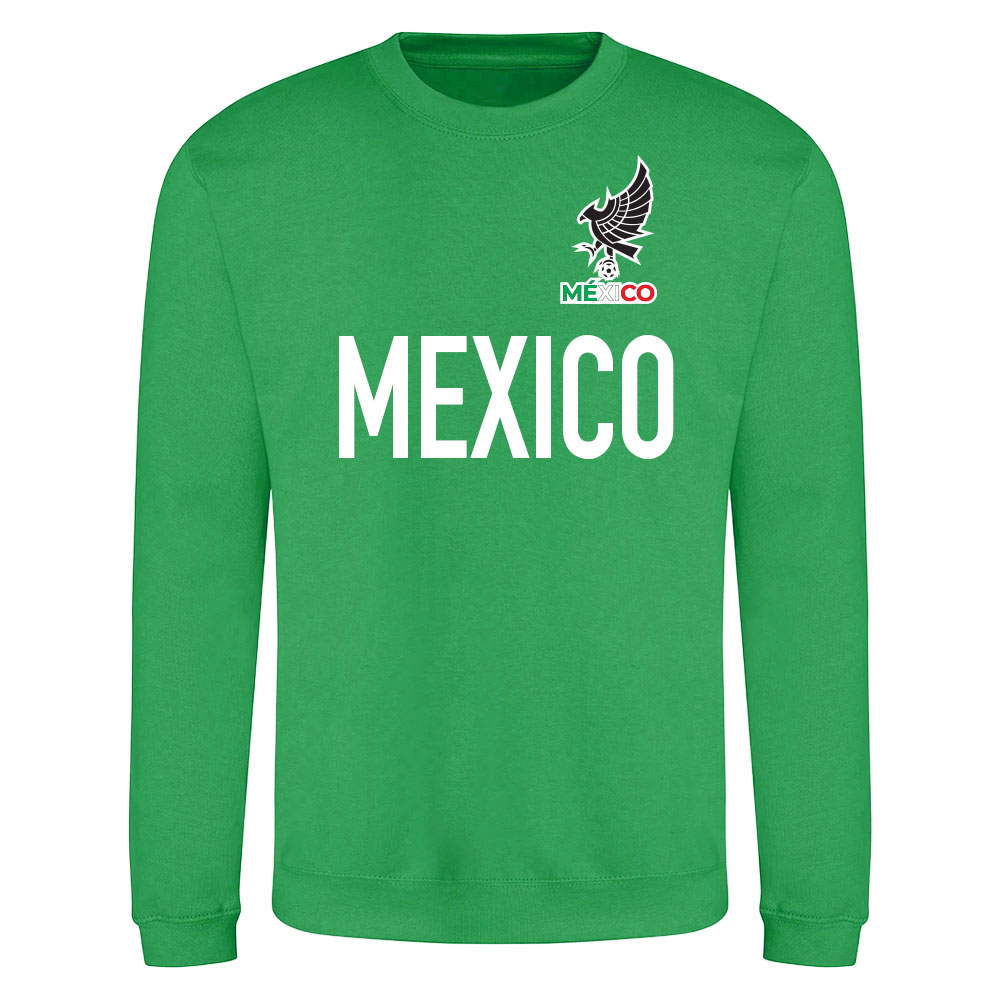 Mexico National Team Text Sweatshirt (Green)