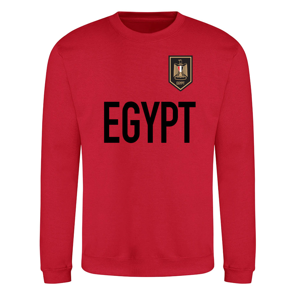 Egypt National Team Text Sweatshirt (Red)