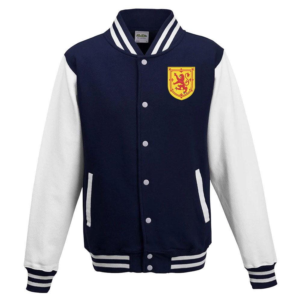 Scotland National Team College Baseball Jacket (Navy)