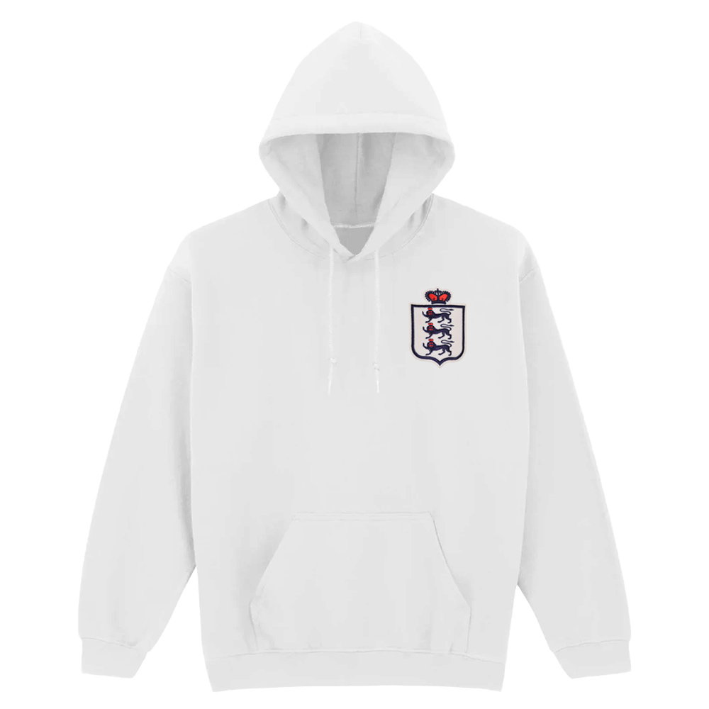 England National Team Embroidered Hoody (White)
