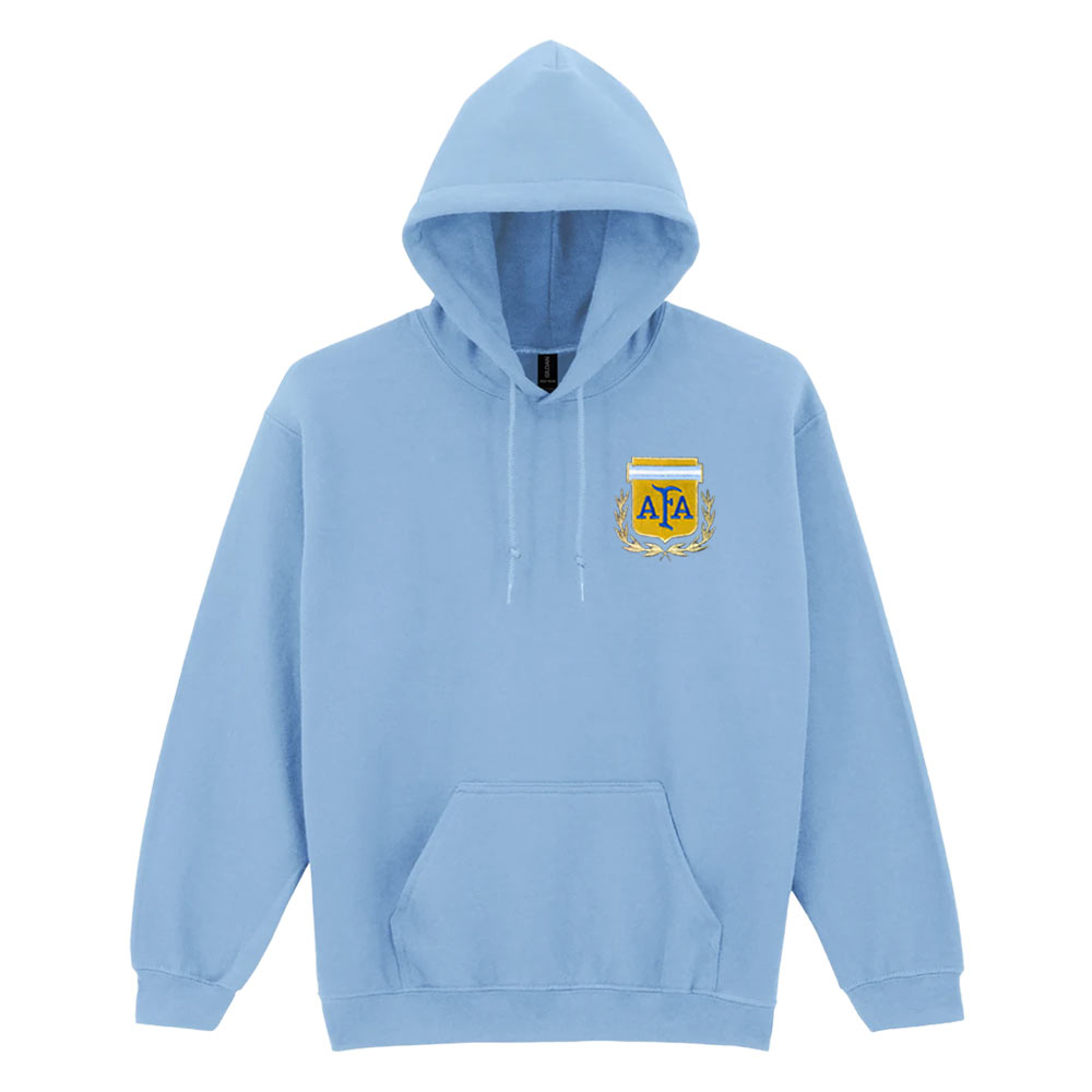 Argentina National Team Embroidered Hoody (Sky Blue)